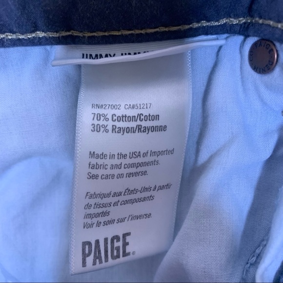 PAIGE Jimmy Jimmy Skinny Elia Destructed Jeans - Picture 16 of 16